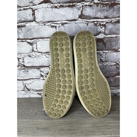 ECCO Soft 7 Stone Metallic Silver Leather Casual Sneakers Women Sz 40EU/9.5M US - Picture 8 of 16